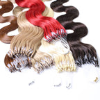 Microring Loops - gewellt Extensions aus Echthaar - Hair2Heart