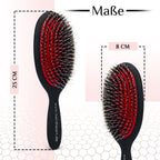 Bürste für Extensions - schwarz Haarbürste für Echthaar - Hair2Heart