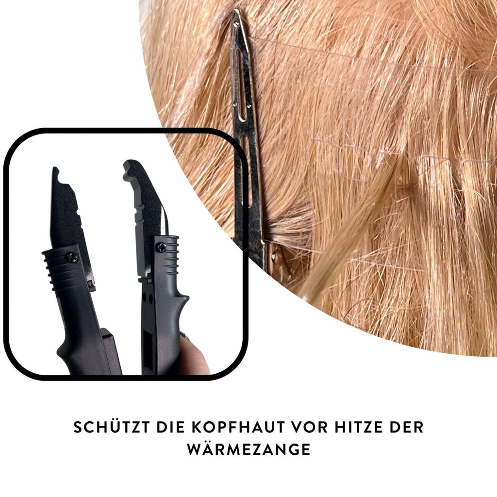 Große Extensions Schablone für Bonding Extensions - Hair2Heart