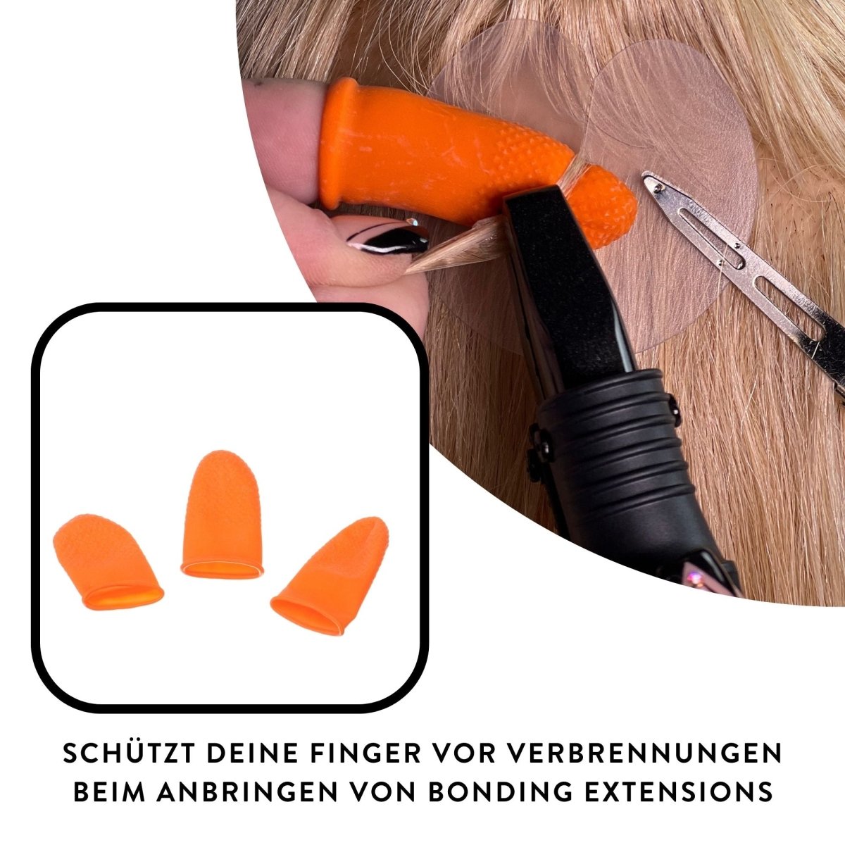 Fingerschutz für Bonding Extensions - Hair2Heart