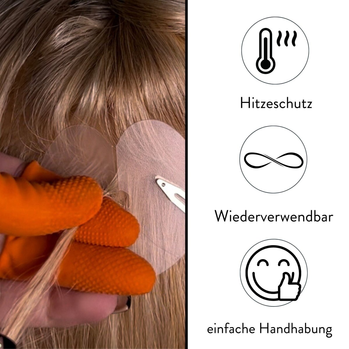 Fingerschutz für Bonding Extensions - Hair2Heart