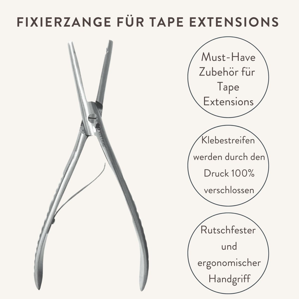 Fixierzange für Tape Extensions aus echthaar - Hair2Heart