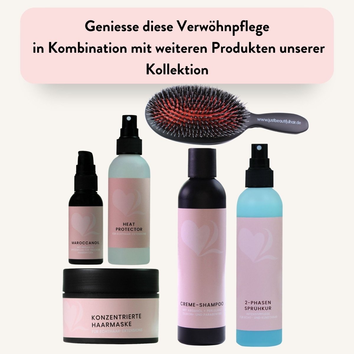 Haarmaske für Extensions 250ml Echthaar - Hair2Heart