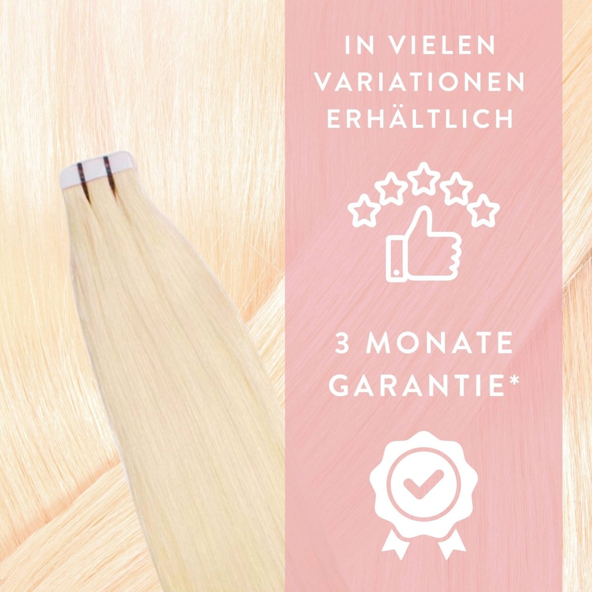 Invisible Tape Extensions - Premium aus Remy Echthaar - Hair2Heart
