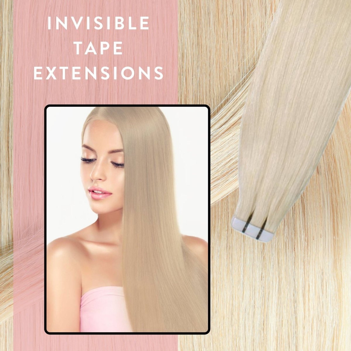 Invisible Tape Extensions - Premium aus Remy Echthaar - Hair2Heart