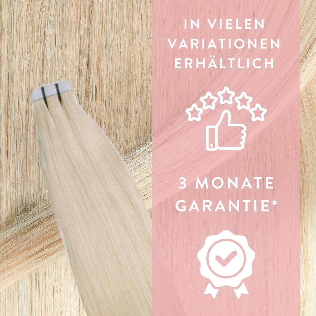 Invisible Tape Extensions - Premium aus Remy Echthaar - Hair2Heart