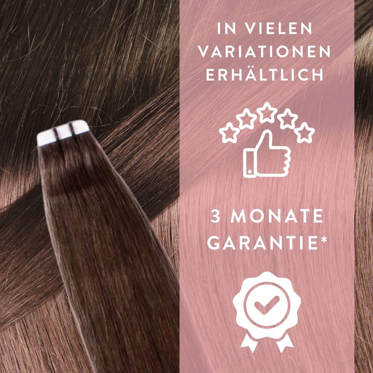 Invisible Tape Extensions - Premium aus Remy Echthaar - Hair2Heart