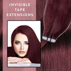 Invisible Tape Extensions - Premium aus Remy Echthaar - Hair2Heart