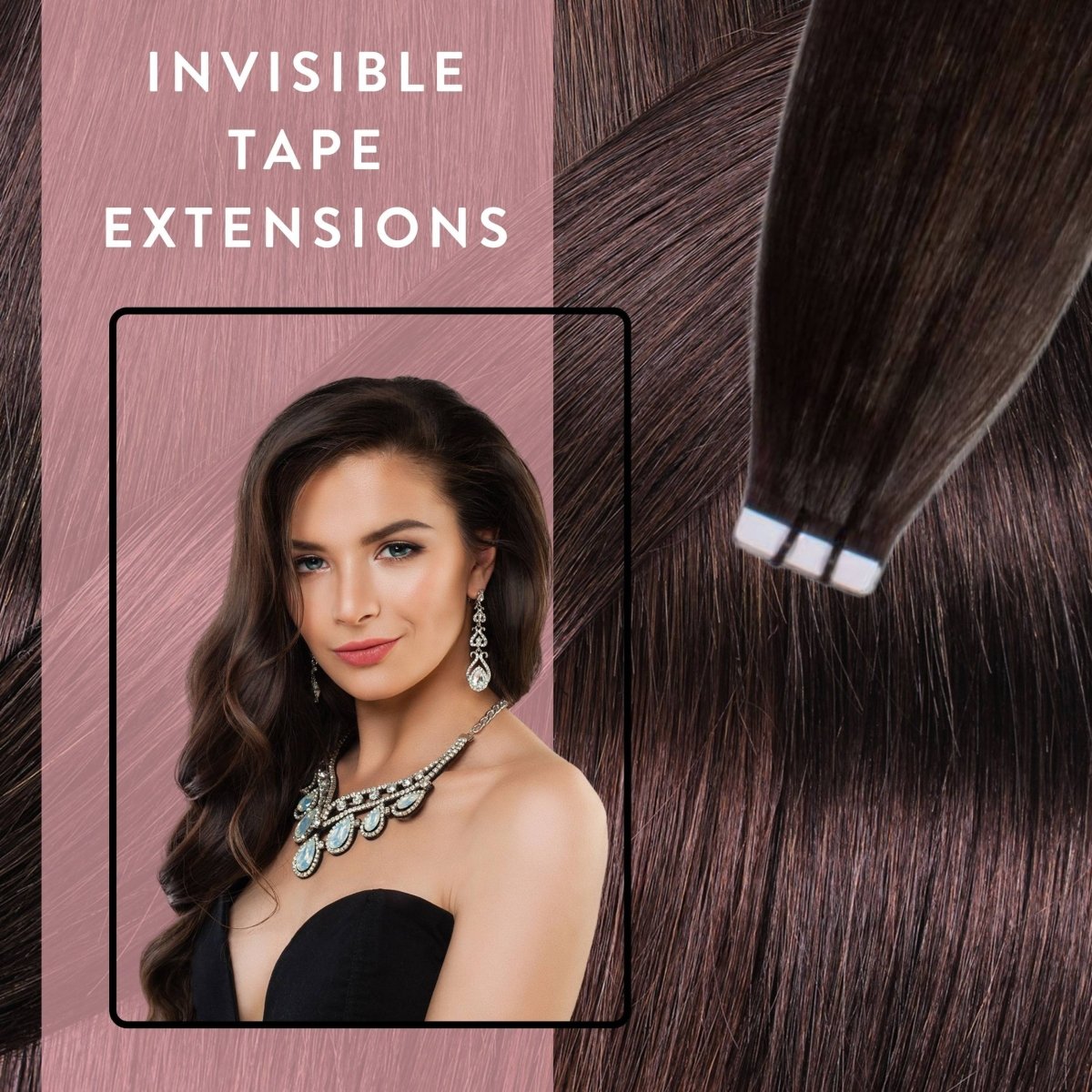 Invisible Tape Extensions - Premium aus Remy Echthaar - Hair2Heart