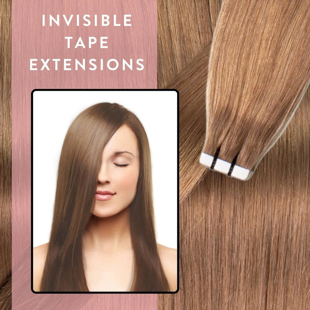 Invisible Tape Extensions - Premium aus Remy Echthaar - Hair2Heart