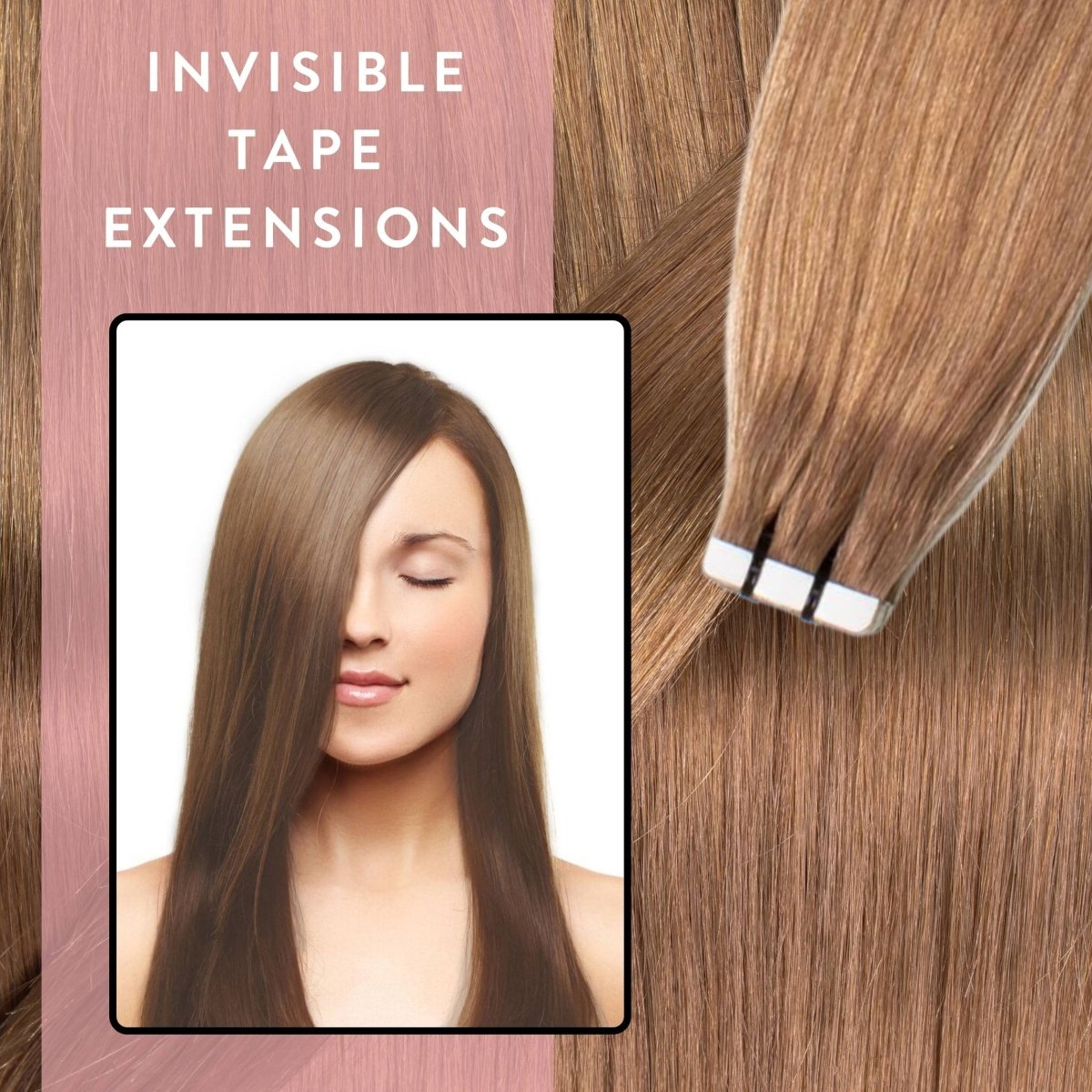 Invisible Tape Extensions - Premium aus Remy Echthaar - Hair2Heart