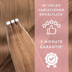 Invisible Tape Extensions - Premium aus Remy Echthaar - Hair2Heart