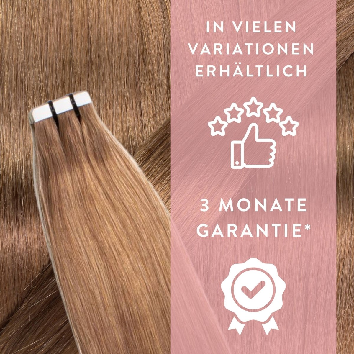 Invisible Tape Extensions - Premium aus Remy Echthaar - Hair2Heart