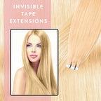 Invisible Tape Extensions - Premium aus Remy Echthaar - Hair2Heart