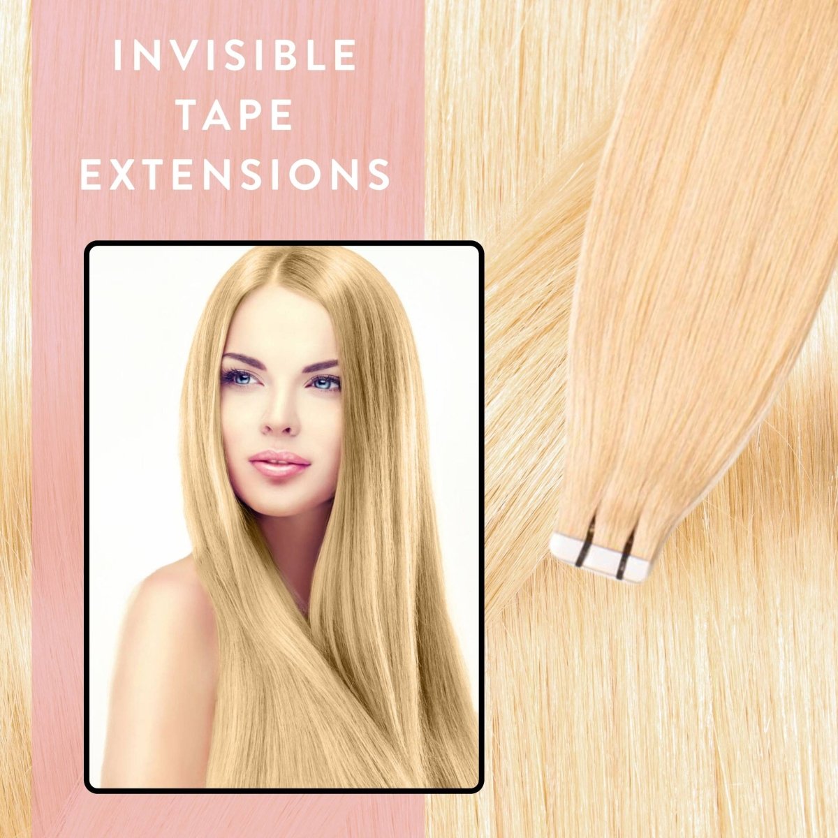 Invisible Tape Extensions - Premium aus Remy Echthaar - Hair2Heart
