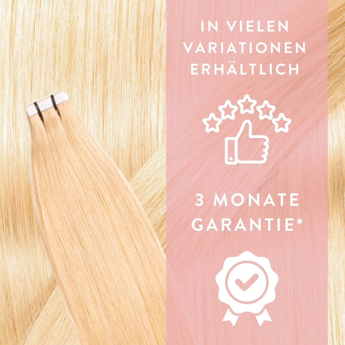 Invisible Tape Extensions - Premium aus Remy Echthaar - Hair2Heart