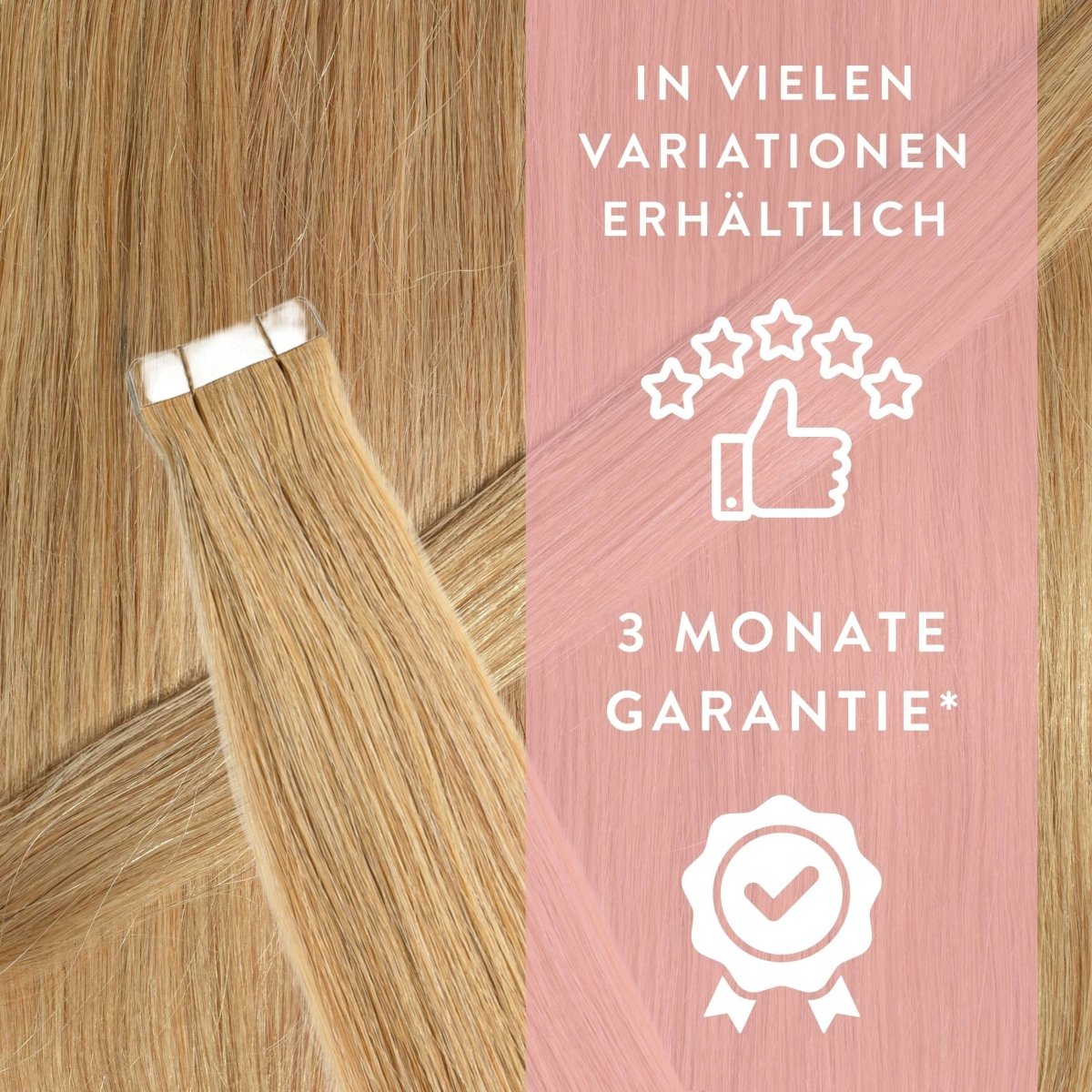 Invisible Tape Extensions - Premium aus Remy Echthaar - Hair2Heart