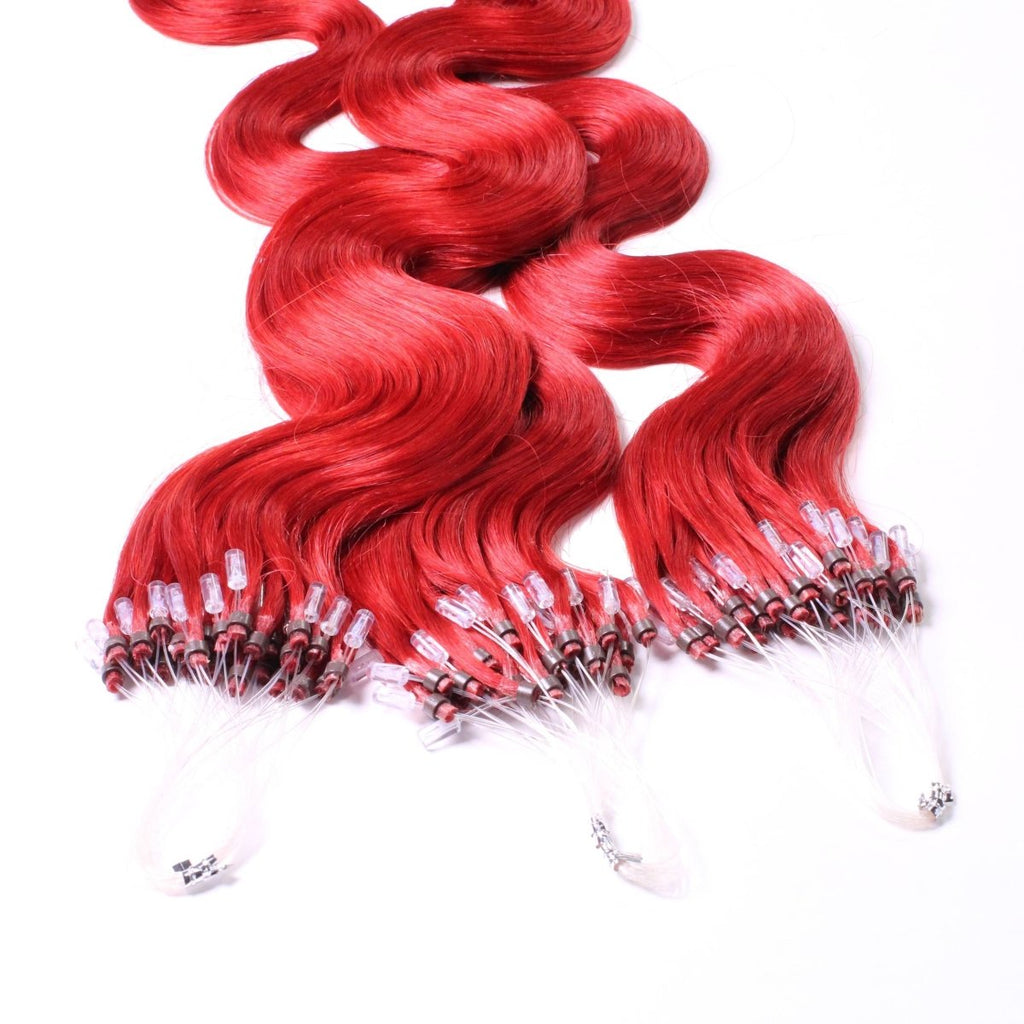 Microring Loops - gewellt Extensions aus Echthaar - Hair2Heart