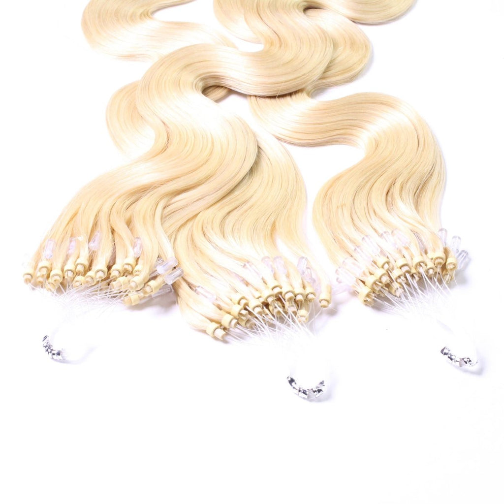Microring Loops - gewellt Extensions aus Echthaar - Hair2Heart