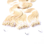 Microring Loops - gewellt Extensions aus Echthaar - Hair2Heart