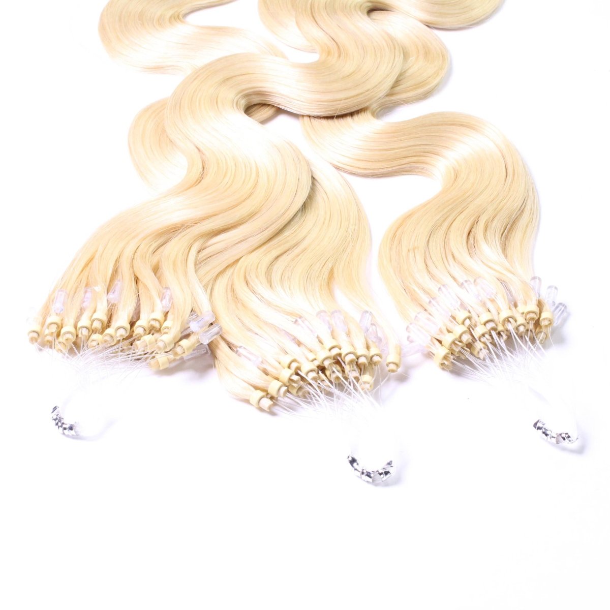 Microring Loops - gewellt Extensions aus Echthaar - Hair2Heart