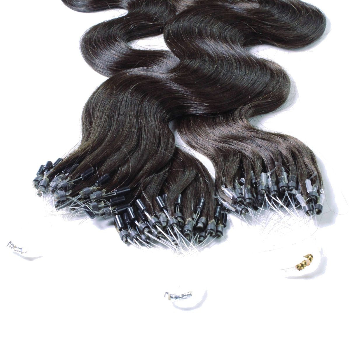 Microring Loops - gewellt Extensions aus Echthaar - Hair2Heart