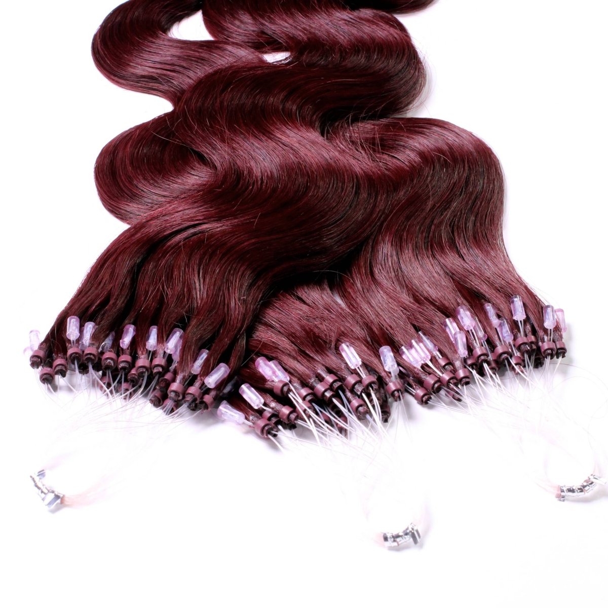 Microring Loops - gewellt Extensions aus Echthaar - Hair2Heart