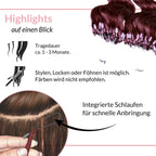Microring Loops - gewellt Extensions aus Echthaar - Hair2Heart