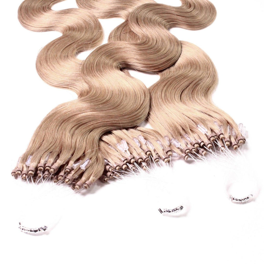 Microring Loops - gewellt Extensions aus Echthaar - Hair2Heart