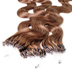 Microring Loops - gewellt Extensions aus Echthaar - Hair2Heart