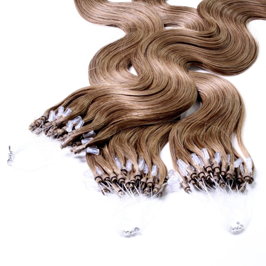 Microring Loops - gewellt Extensions aus Echthaar - Hair2Heart