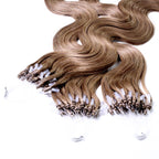 Microring Loops - gewellt Extensions aus Echthaar - Hair2Heart