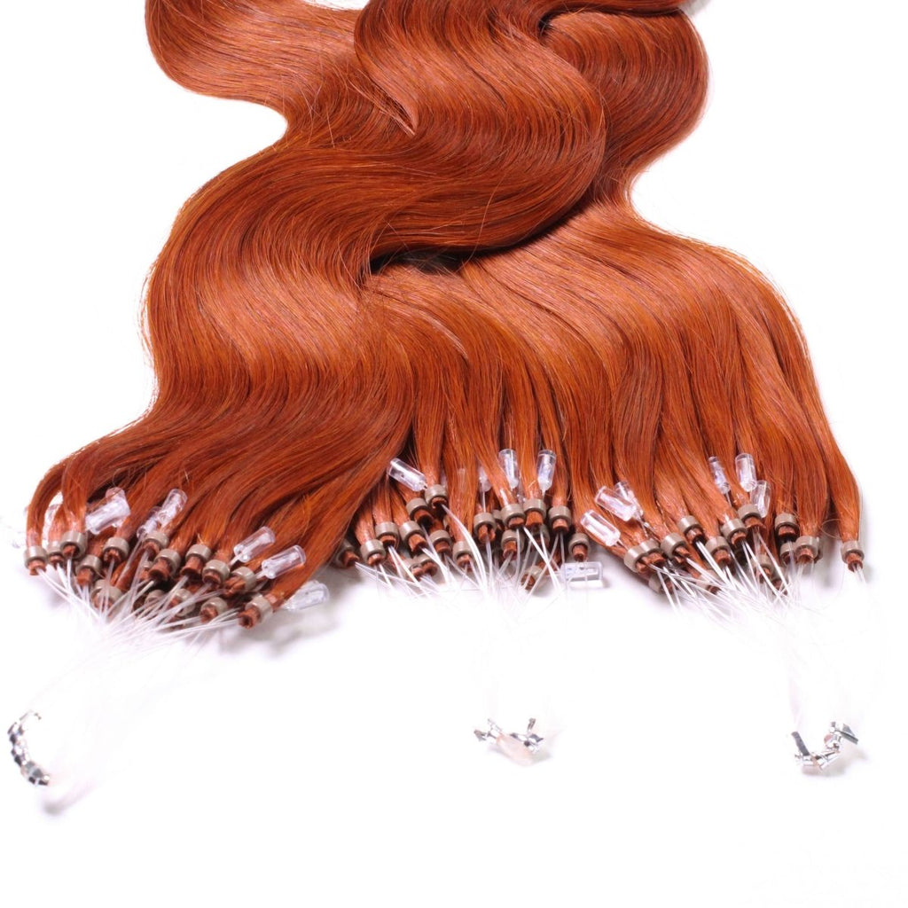 Microring Loops - gewellt Extensions aus Echthaar - Hair2Heart