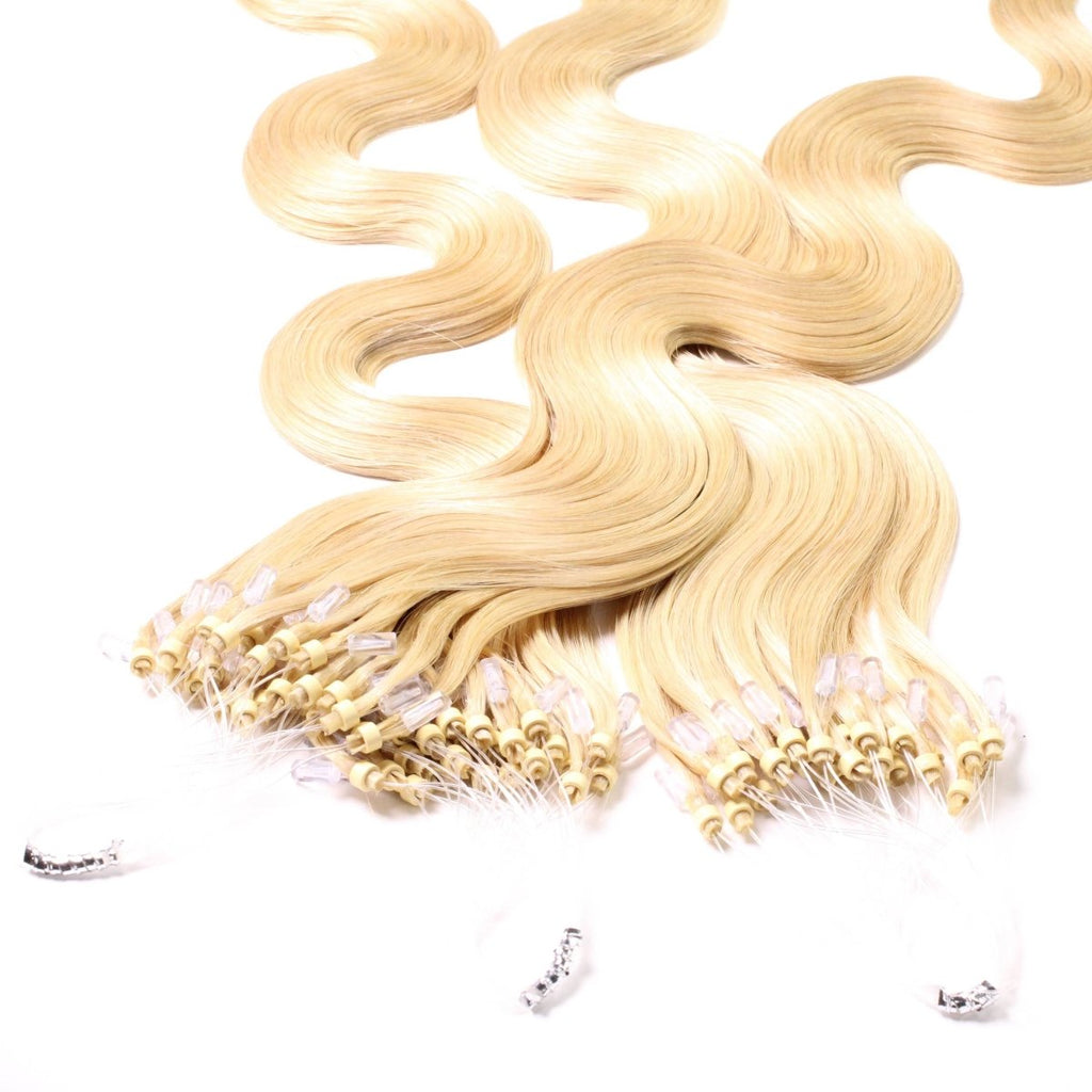 Microring Loops - gewellt Extensions aus Echthaar - Hair2Heart