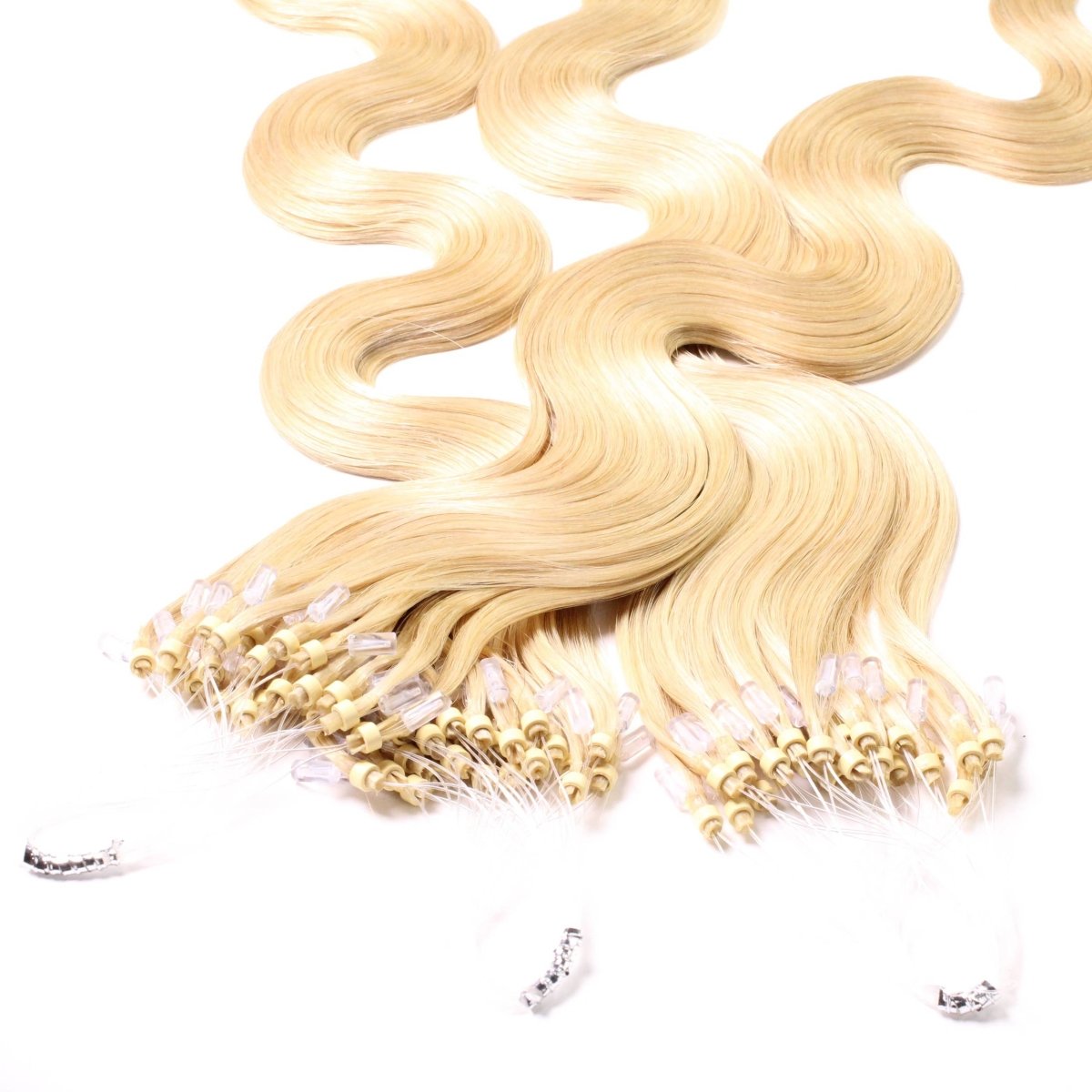 Microring Loops - gewellt Extensions aus Echthaar - Hair2Heart