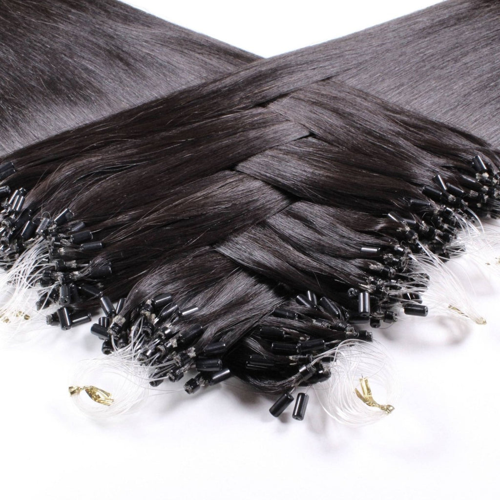 Premium Rohhaar Microring Extensions Remy Echthaar - Hair2Heart
