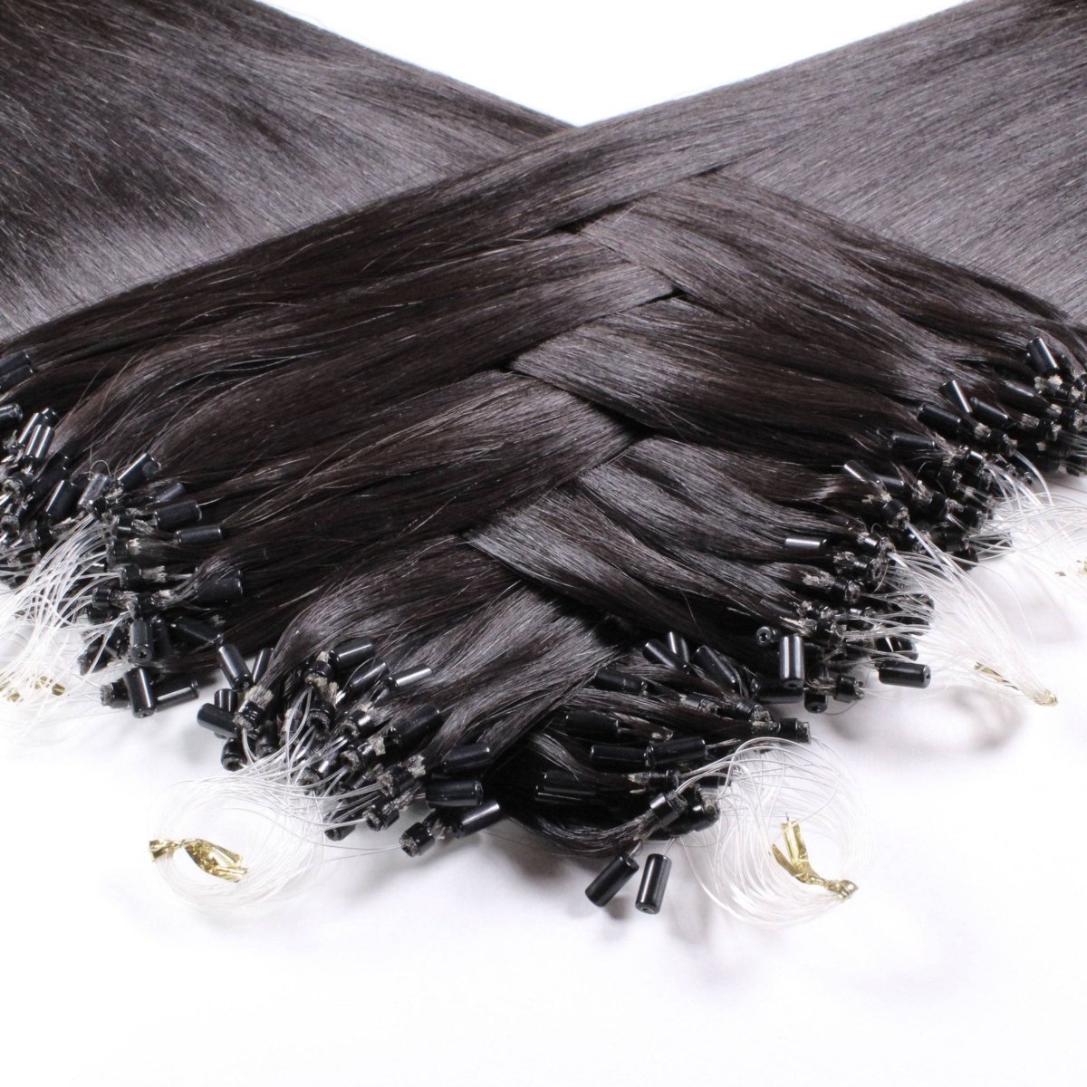 Premium Rohhaar Microring Extensions Remy Echthaar - Hair2Heart