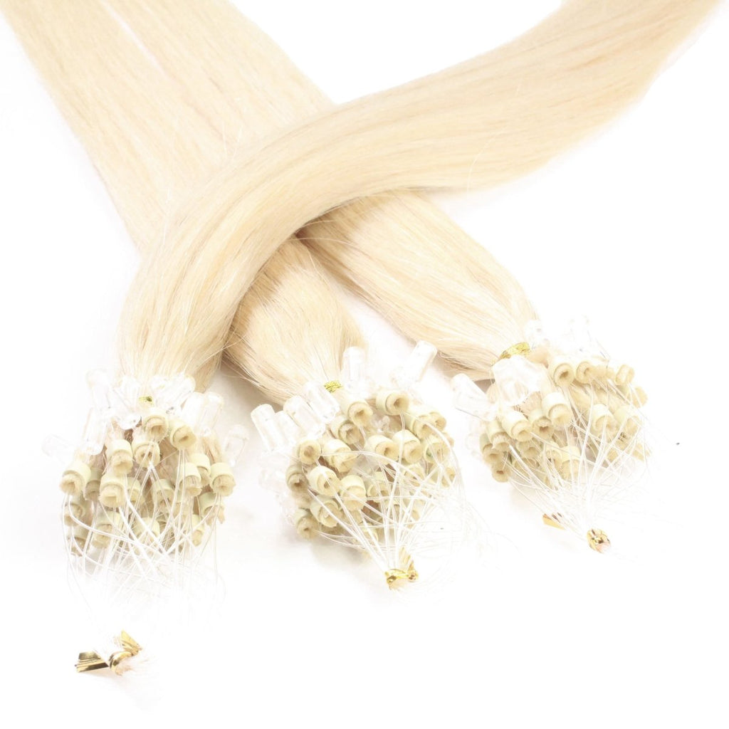 Microring Loops - glatt aus Echthaar - Hair2Heart