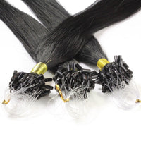 Microring Loops - glatt aus Echthaar - Hair2Heart