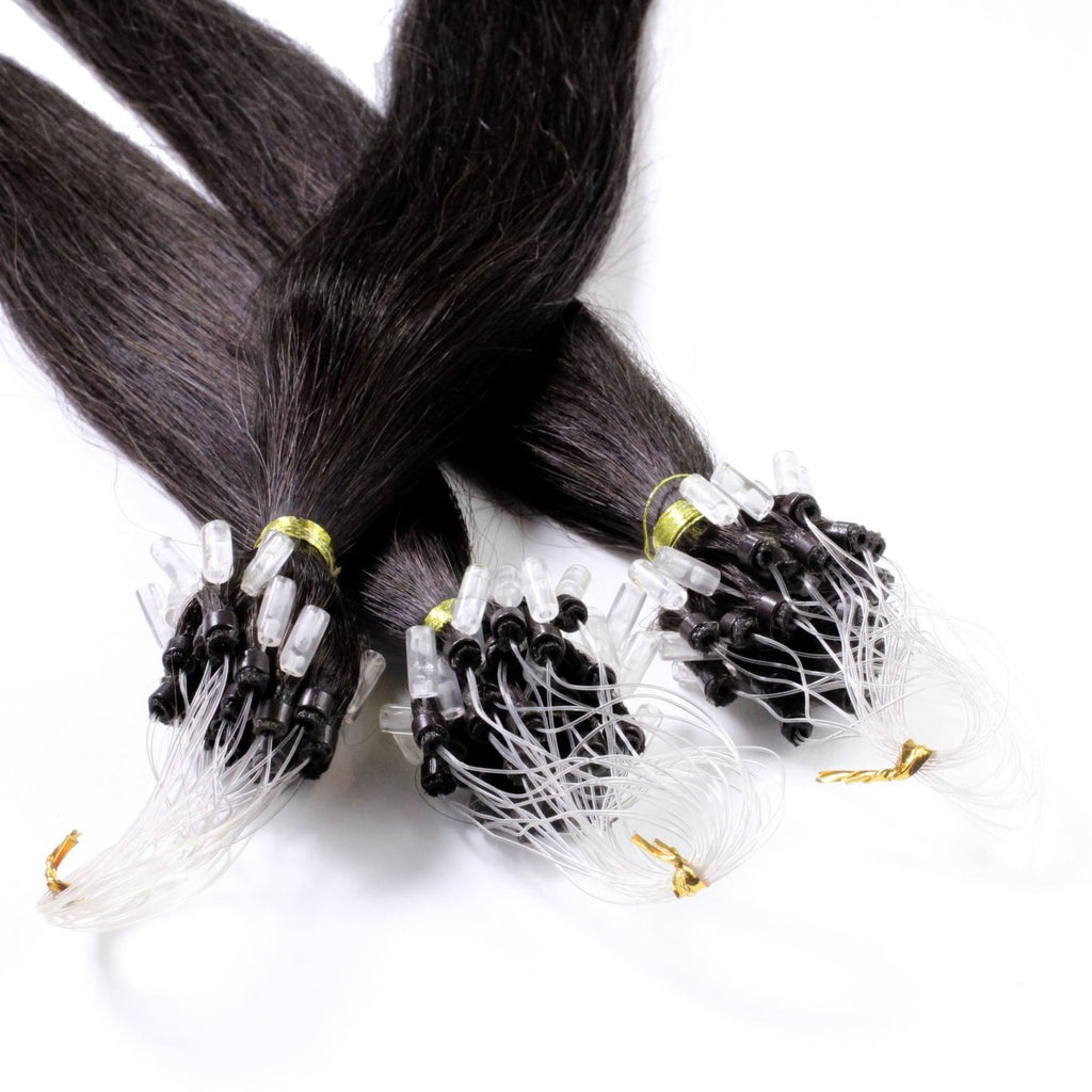 Microring Loops - glatt aus Echthaar - Hair2Heart