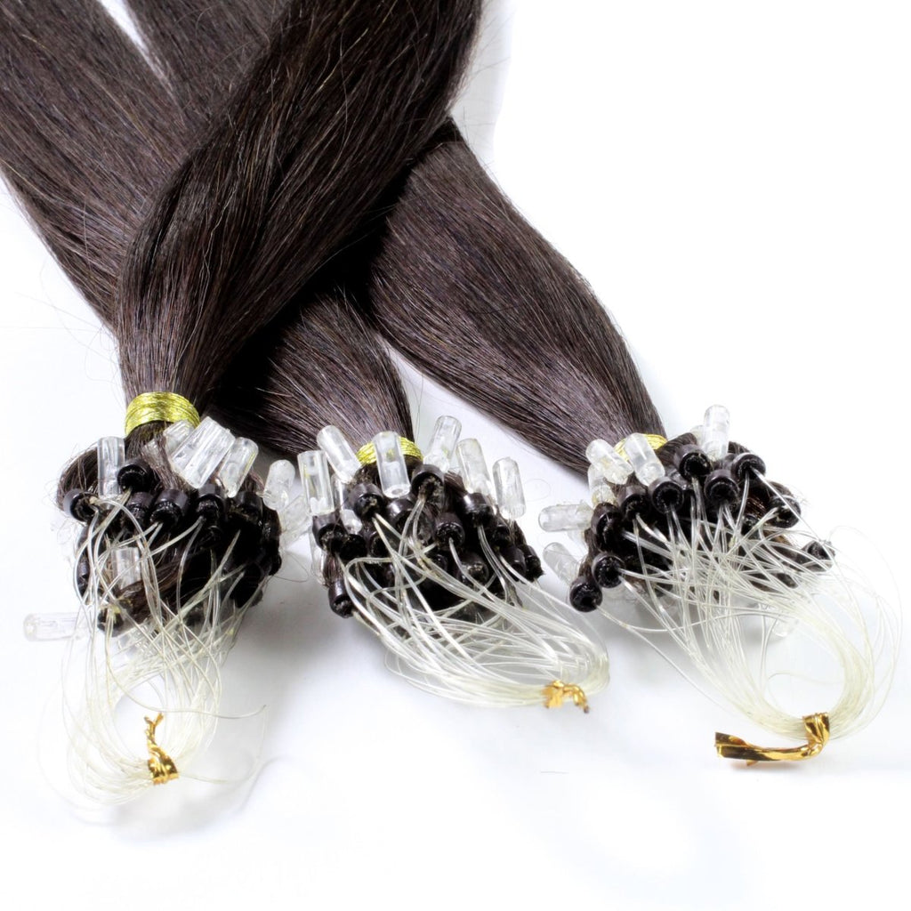 Microring Loops - glatt aus Echthaar - Hair2Heart