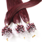 Microring Loops - glatt aus Echthaar - Hair2Heart