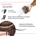 Microring Loops - glatt aus Echthaar - Hair2Heart