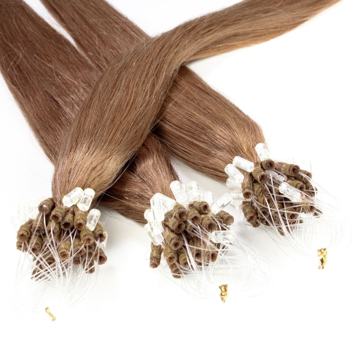Microring Loops - glatt aus Echthaar - Hair2Heart