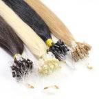 Microring Loops - glatt aus Echthaar - Hair2Heart