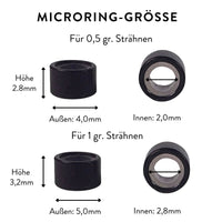 Microrings - Hair2Heart für Microring Extensions