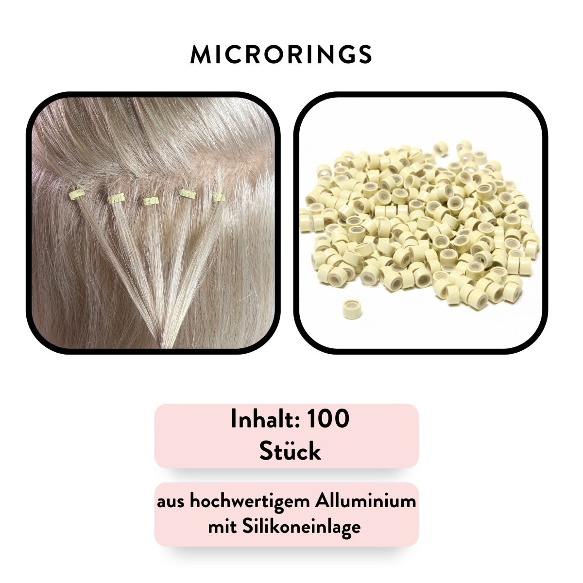 Microrings - Hair2Heart für Microring Extensions