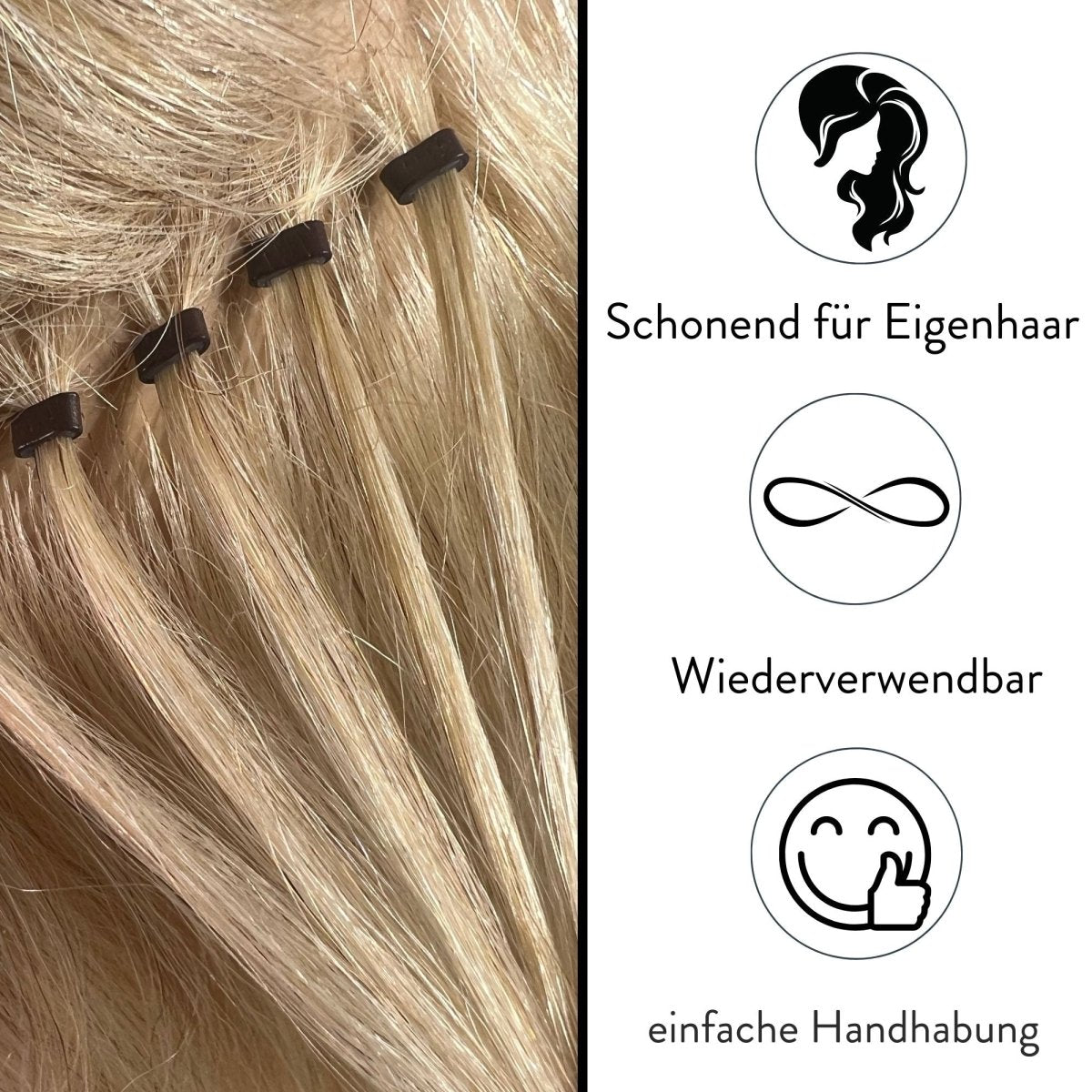 Microrings - Hair2Heart für Microring Extensions