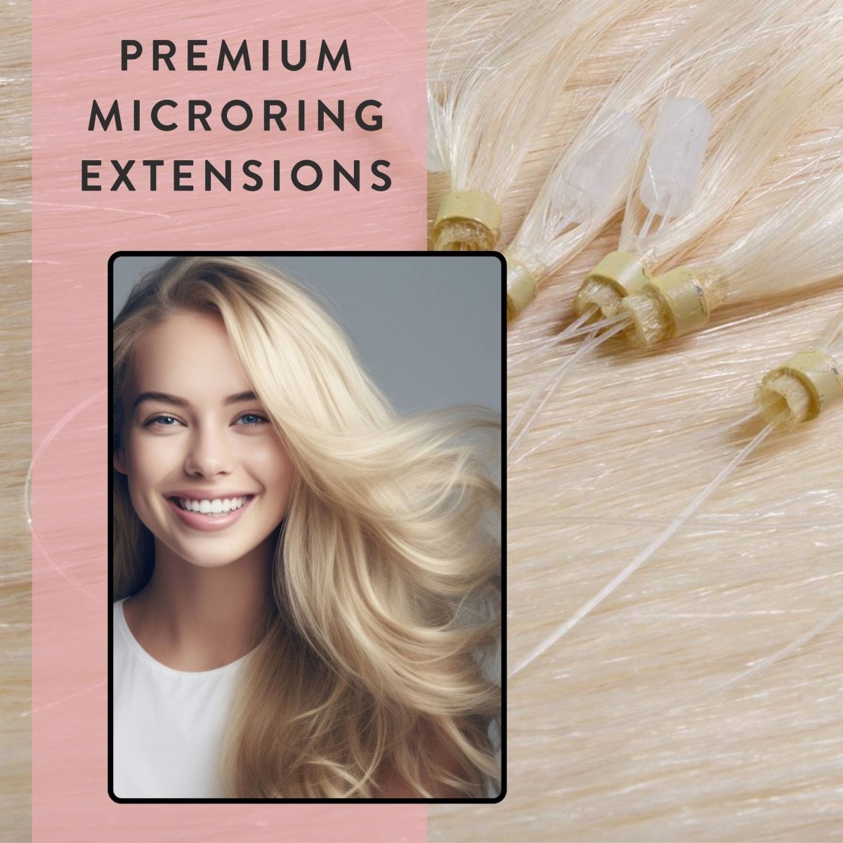 Premium Microring Extensions - Hair2Heart Echthaar