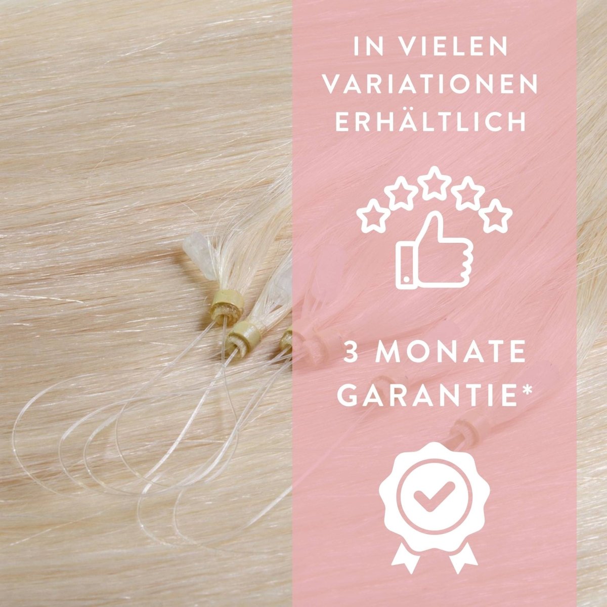 Premium Microring Extensions - Hair2Heart Echthaar